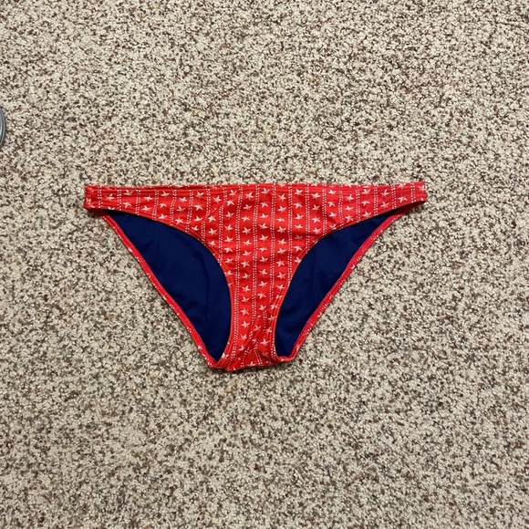 Hollister Red White and Blue Bikini Bottoms - Picture 1 of 4